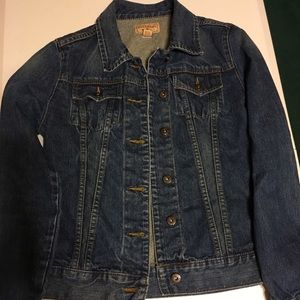 Women’s denim jacket.